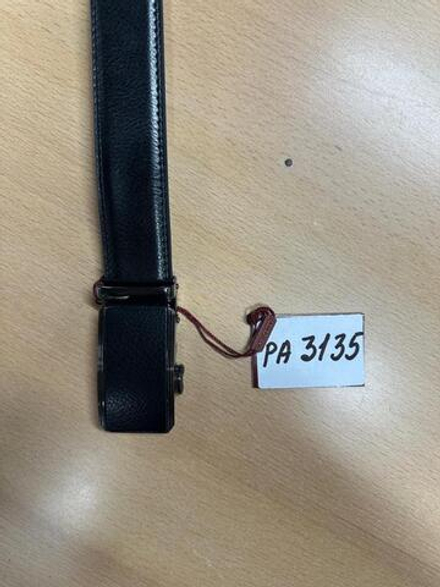 Ремень VAN CLIFF РА 31 35 "Автомат. Черный гладь"