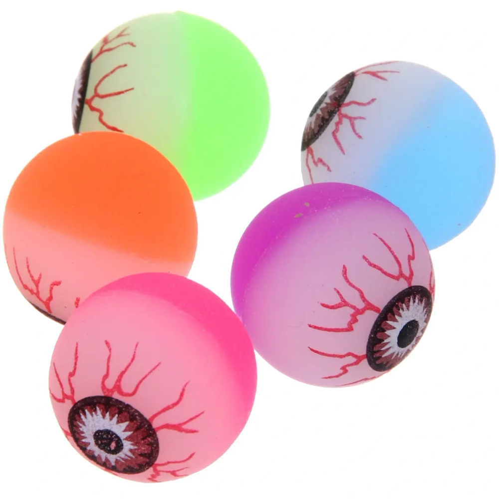 Мяч 27 мм «Глаз» каучуковый, микс СТИКЕР НА ВЛОЖЕНИЕ