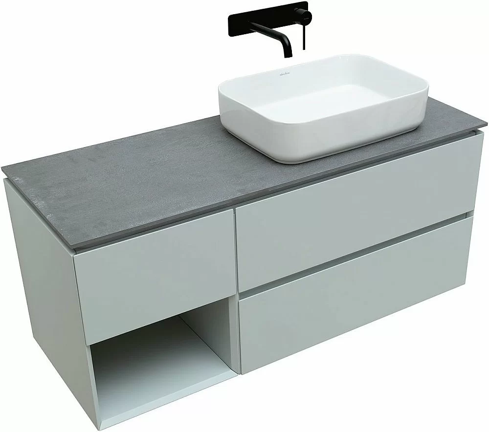 Тумба с раковиной Allen Brau INFINITY 120 папирус матовый