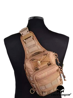 Рюкзак однолямочный EmersonGear Tactical Outdoor Rambler Chestbag (EM8340CB). Койот