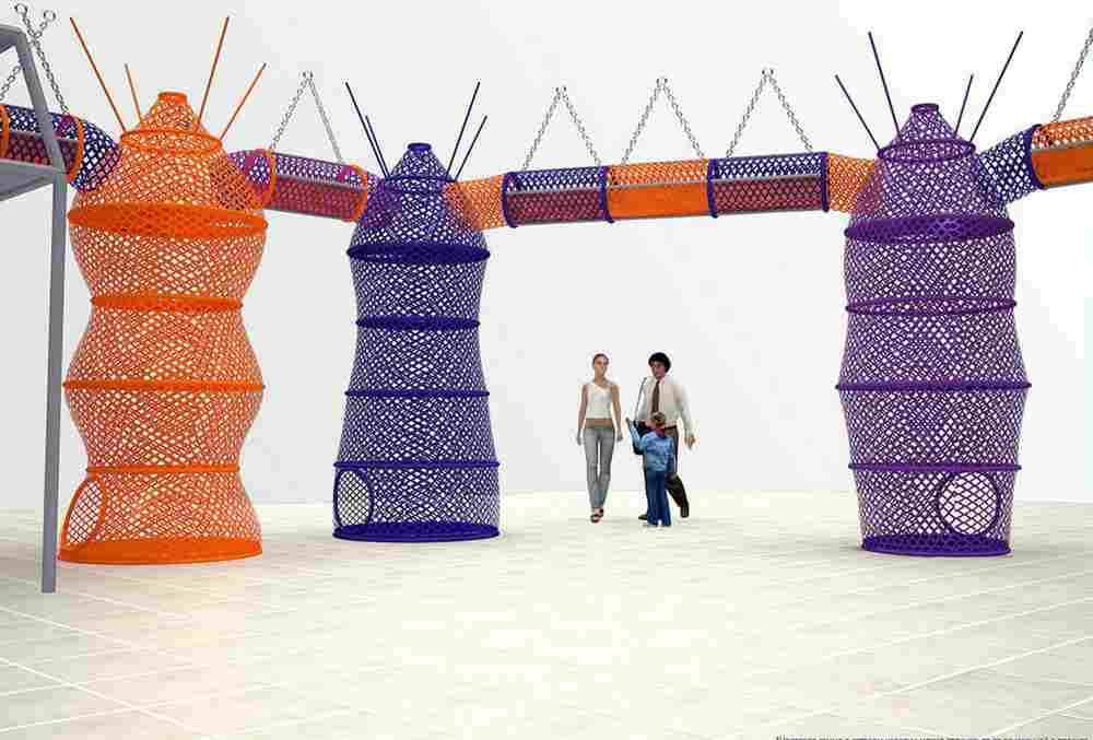 Верёвочный лабиринт «Плетёные мечты»