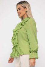 Блуза Розалинда (зеленое яблоко) Б13686-5М LT Collection