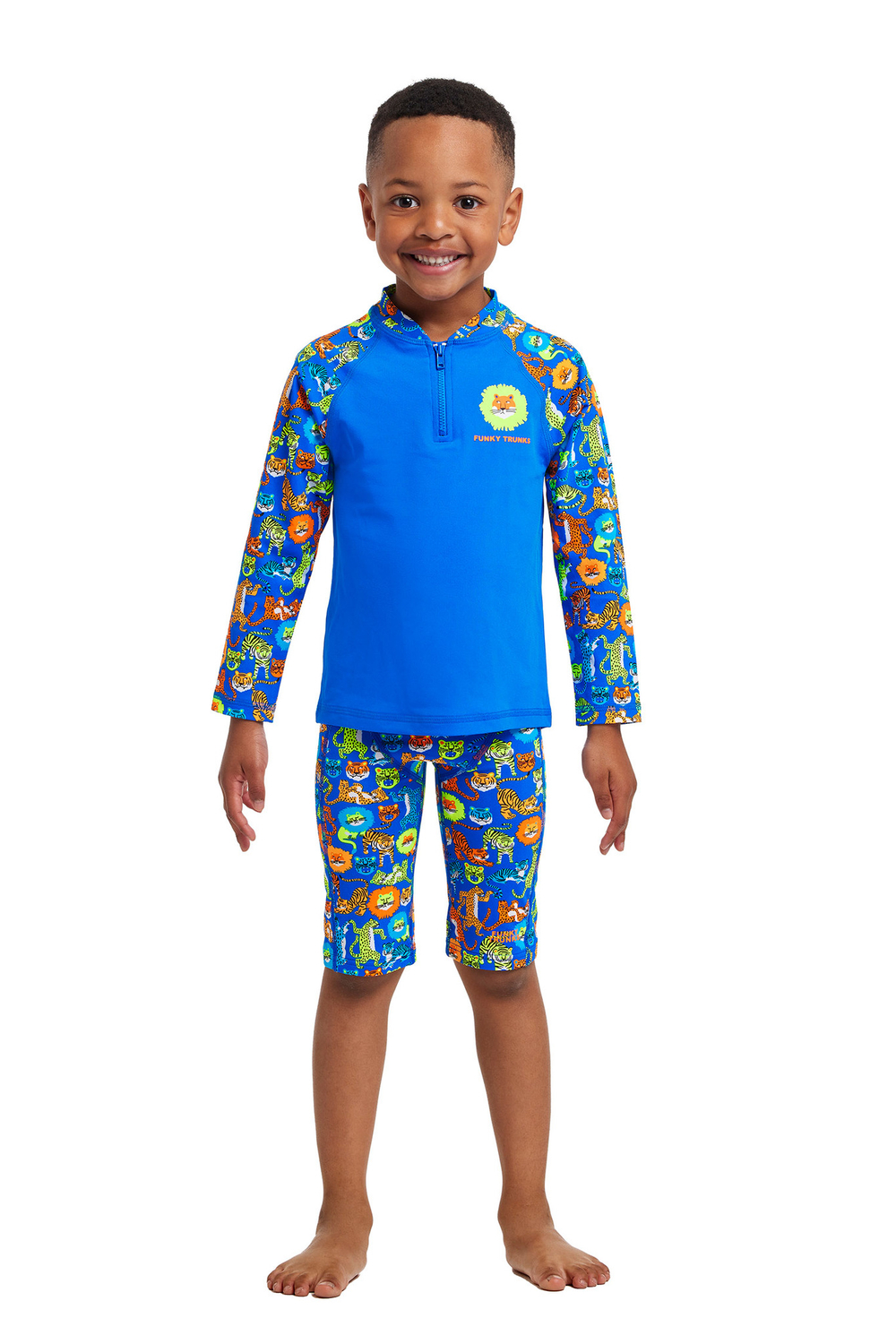 Лонгслив FUNKY TRUNKS Toddler Boys Big Cat Bash