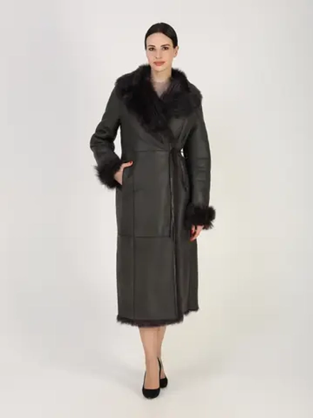 Дубленка зимняя натуральная длинная и теплая