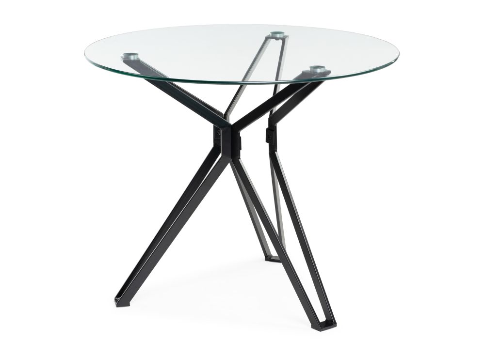 Стеклянный стол Roko 80х75 black