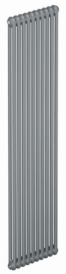 Радиатор Rifar Tubog 2180 - 8 секций трубчатый стальной подключение боковое (Титан)