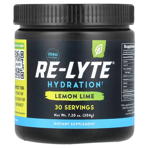 Redmond, Re-Lyte® Hydration, лимон и лайм, 204 г (7,20 унции)