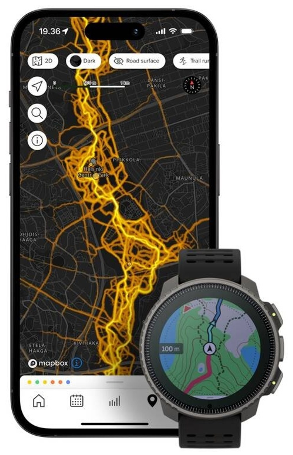 Смарт-часы Suunto VERTICAL Titanium Solar серый-черный