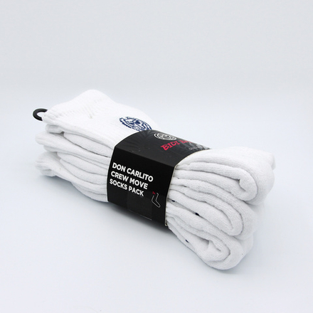 ОДЕЖДА ДЛЯ ТЕННИСА Носки унисекс, Носки для спорта BIDI BADU DON CARLITO CREW MOVE SOCKS .