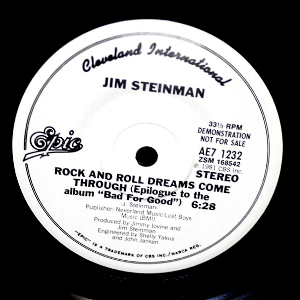Jim Steinman / Bad For Good (LP+7" Vinyl Single)