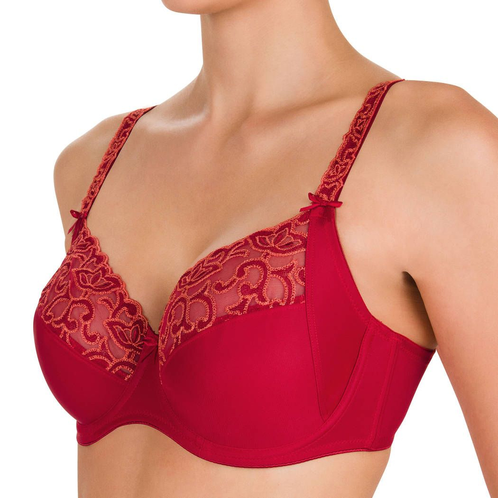 Бюстгальтер Bolero с мягкими чашками на каркасах (Размер: 80F) (Цвет: красный)