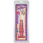 Розовая анальная пробка Crystal Jellies 5  Anal Delight - 14 см.