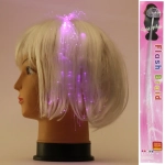 Прядь для волос светящаяся «Богиня ярких красок» , розовый