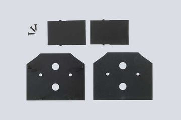 Заглушка для встраиваемого трека 220V в натяжной ПВХ потолок, в комплекте 4 шт CLT 0.235 06 BL SPACE 220 Crystal Lux