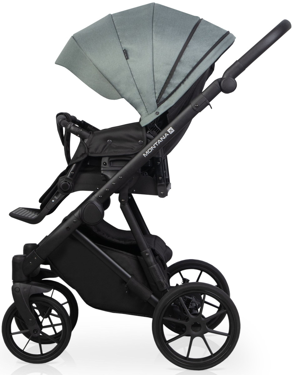 Детская коляска Riko Basic Montana X 2 в 1 51 Green (зеленый)