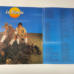 Винтажная виниловая пластинка LP La Bionda Bandido (Германия 1979)