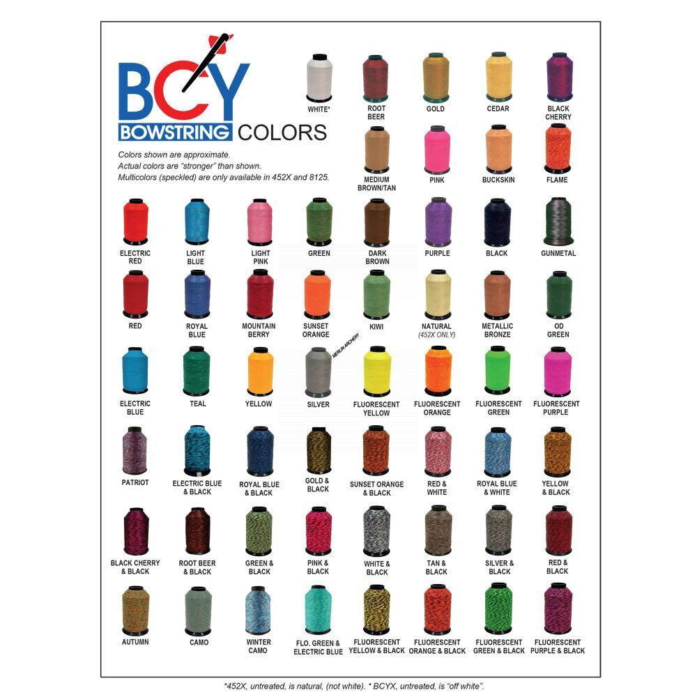 Тетивная нить для лука спортивного BCY Bowstring Material 652 Spectra 1/4#