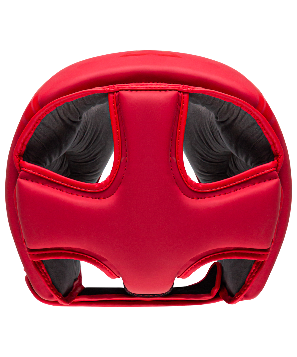 Шлем открытый ORO, ПУ, красный