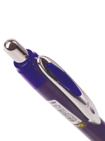 Ручка шариковая автоматическая с грипом BRAUBERG "Delta", СИНЯЯ, узел 0,7 мм, линия письма 0,35 мм