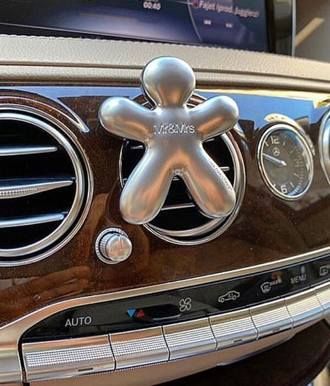 Ароматизатор для автомобиля NIKI Свежий воздух (серебристый металлик), Mr&Mrs Fragrance