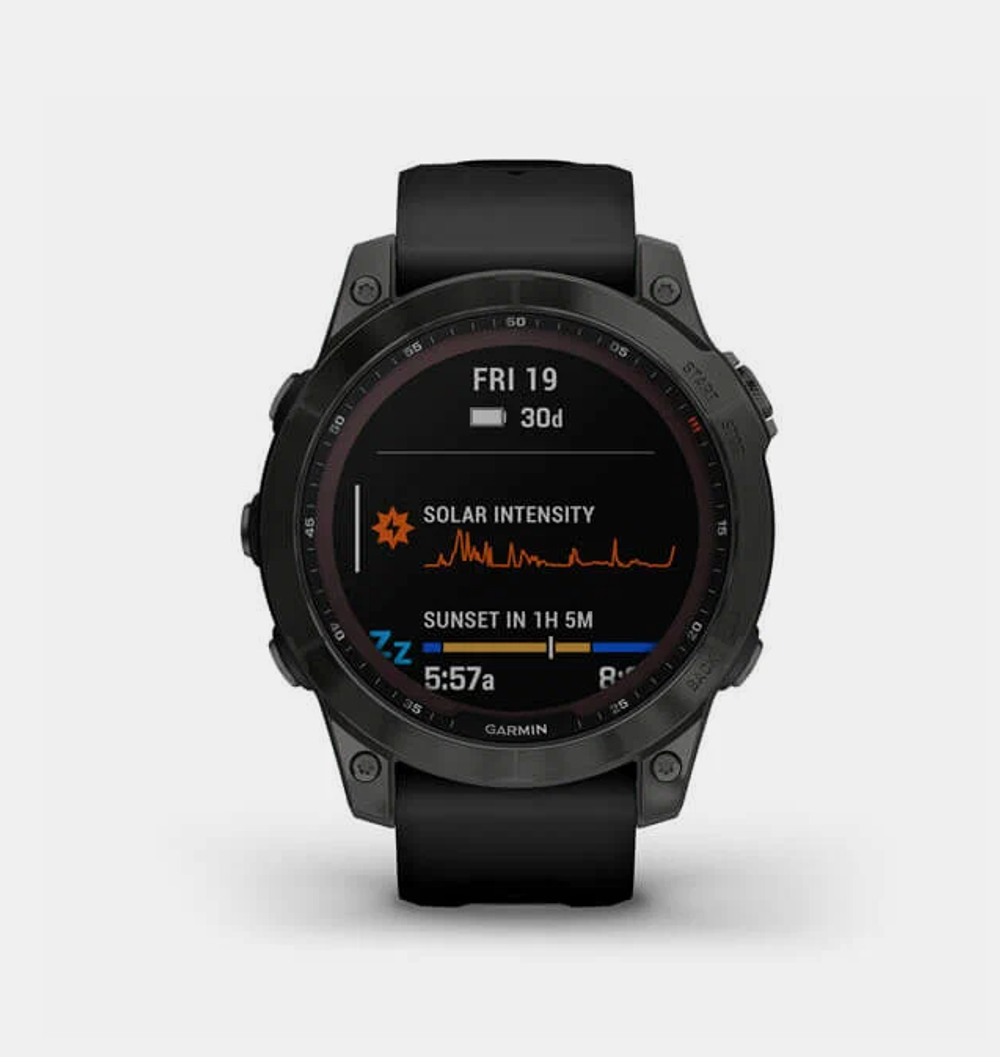 Умные часы Garmin Fenix 7 Sapphire Solar DLC Titanium