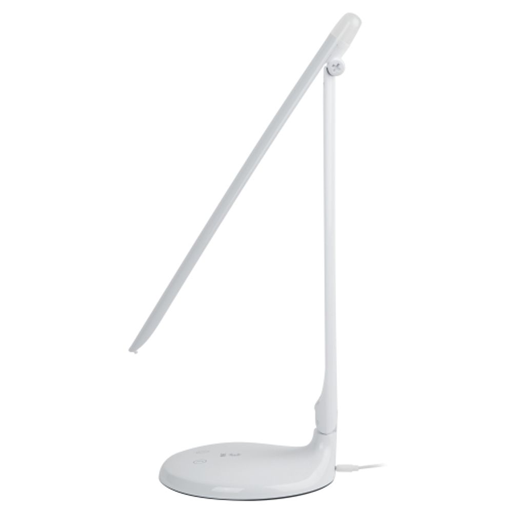 Настольный светильник ЭРА NLED-482-10W-W светодиодный с ночником белый