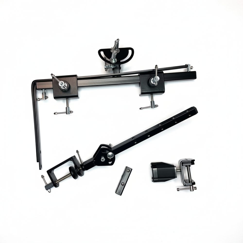 Настольный станок на струбцине с двумя держателями