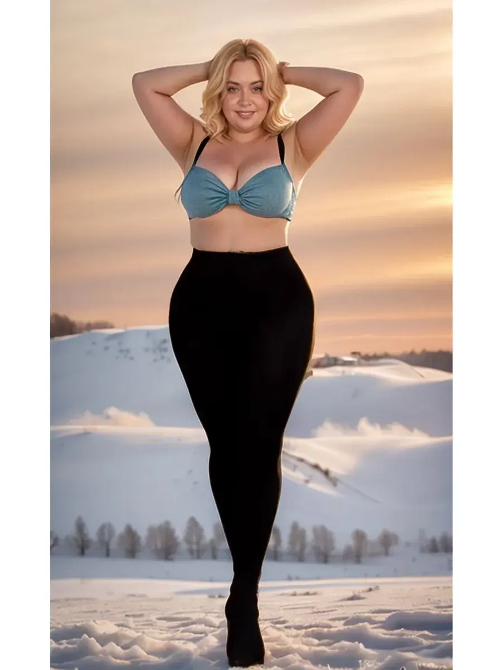 Набор 3 шт колготки теплые с начесом