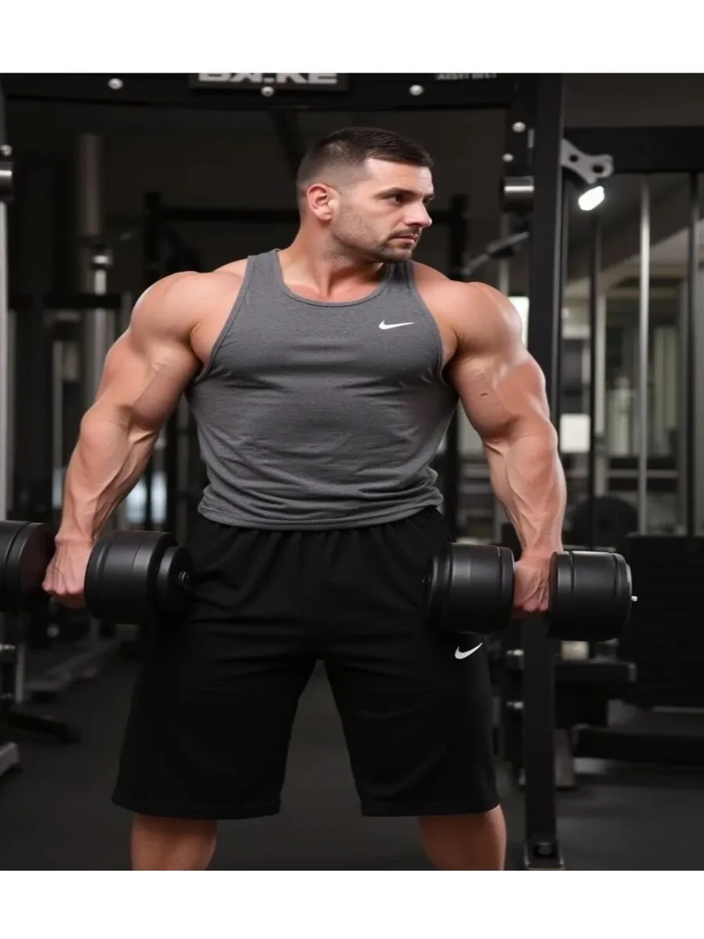 Шорты спортивные Nike удлиненные бриджи