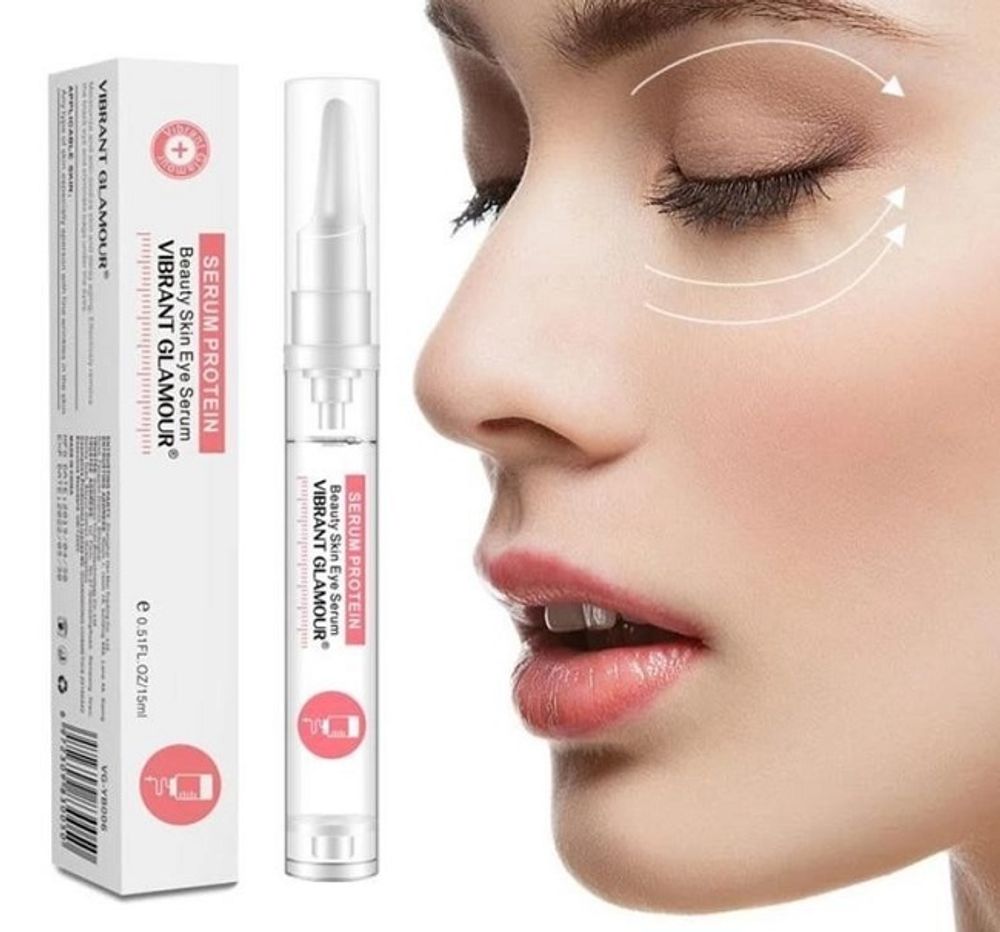 Сыворотка-лифтинг вокруг глаз Vibrant Glamour против морщин с протеином Serum Protein Beauty Skin Eye 15 мл