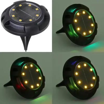 Фонарь садовый «Streetlight» 12 см, d=11 см, на солнечной батарее, Мультицвет