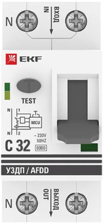 Устройство защиты от дугового пробоя  EKF afdd-2-32C-pro