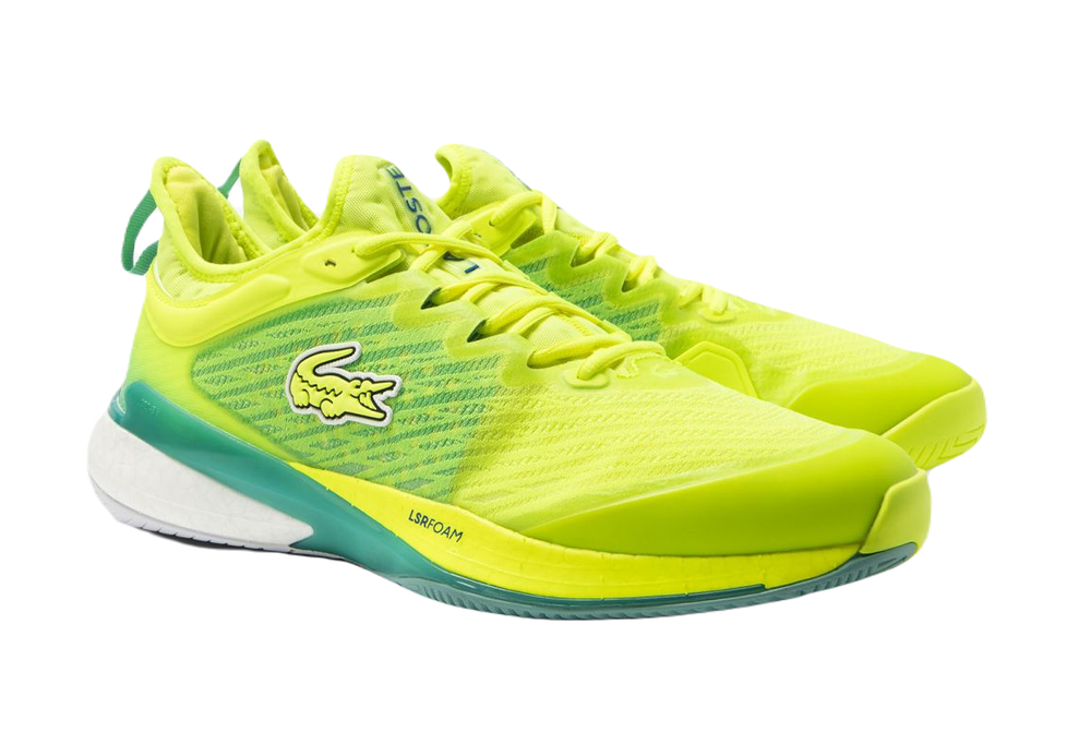 Мужские кроссовки теннисные Lacoste SPORT AG-LT23 Lite - yellow/green