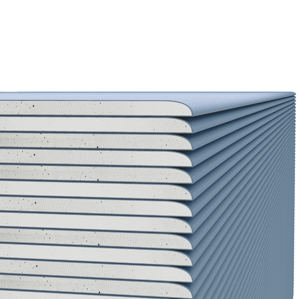 Гипсокартон (ГКЛ) звукоизоляционный AcousticGyps 2000х1200х12,5 мм