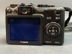 Canon PowerShot G7 полосы на экране.