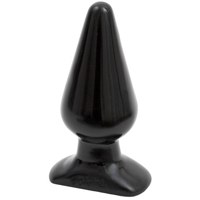 Анальная пробка Butt Plugs Smooth Classic Large - 14 см. (Цвет: черный)