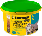 ZERWOOD ZDP АКВАЛАЗУРЬ Защитно-декоративное покрытие Палисандр 2,5кг ведро (ИжСинтез)