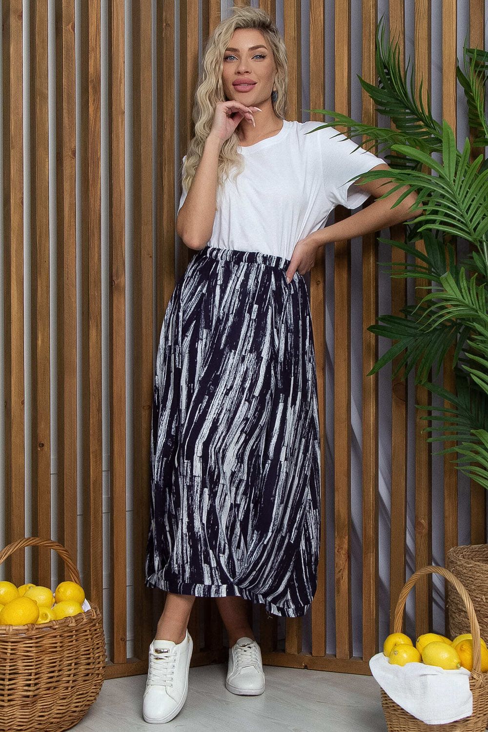 Юбка бохо (синяя) Ю13379-10М LT Collection