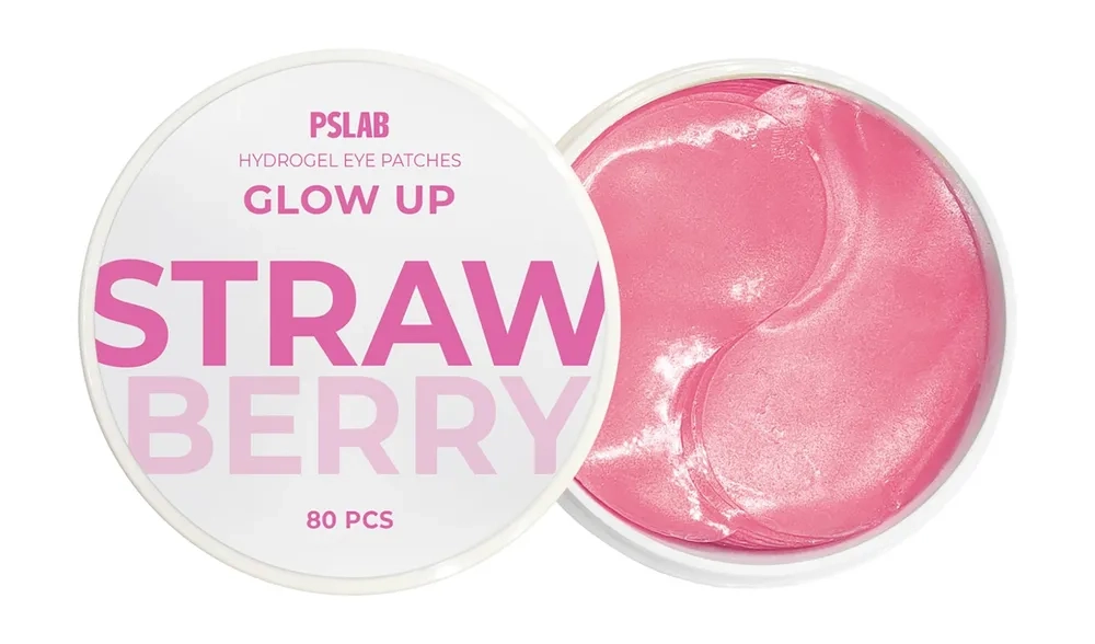 Гидрогелевые патчи против темных кругов с экстрактом клубники PSLAB Glow Up Hydrogel Eye Patch 80 шт