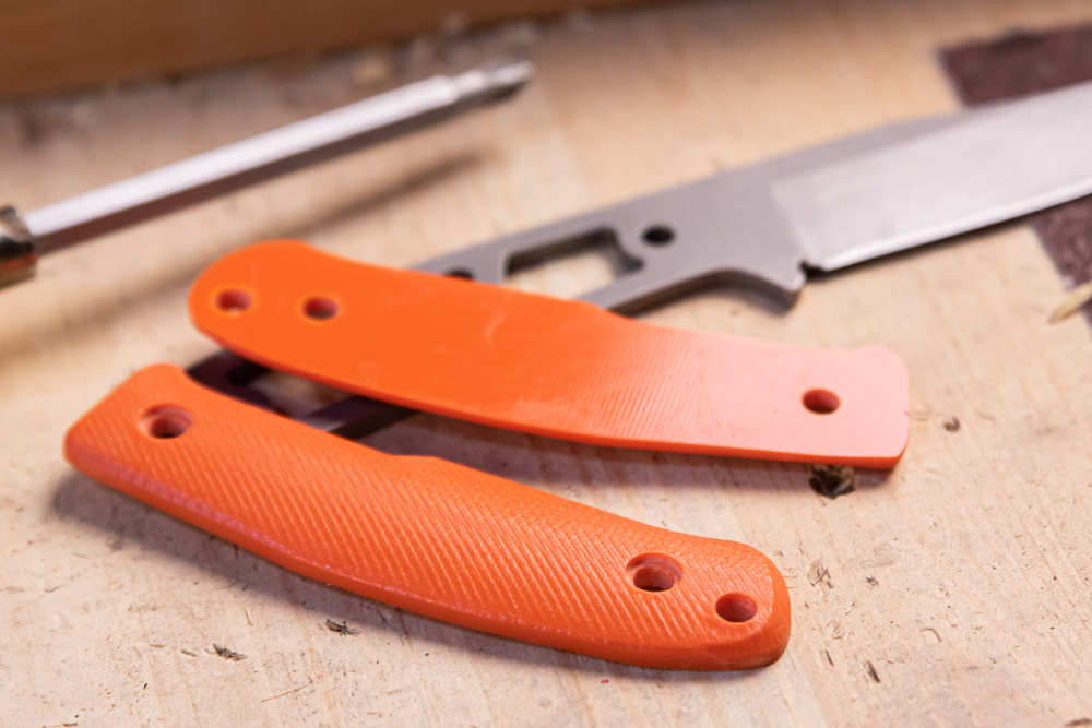 Накладки Asket из G10 Оранжевые