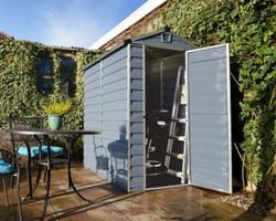 Сарай из поликарбоната Palram SkyLight 4x6 grey