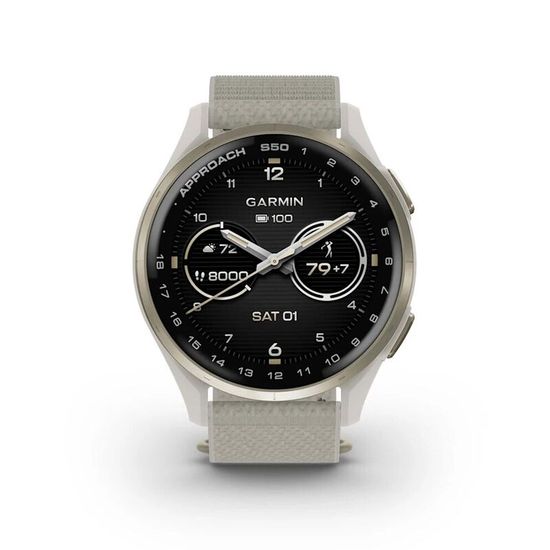 Умные часы Garmin Approach S50 Creme Gold