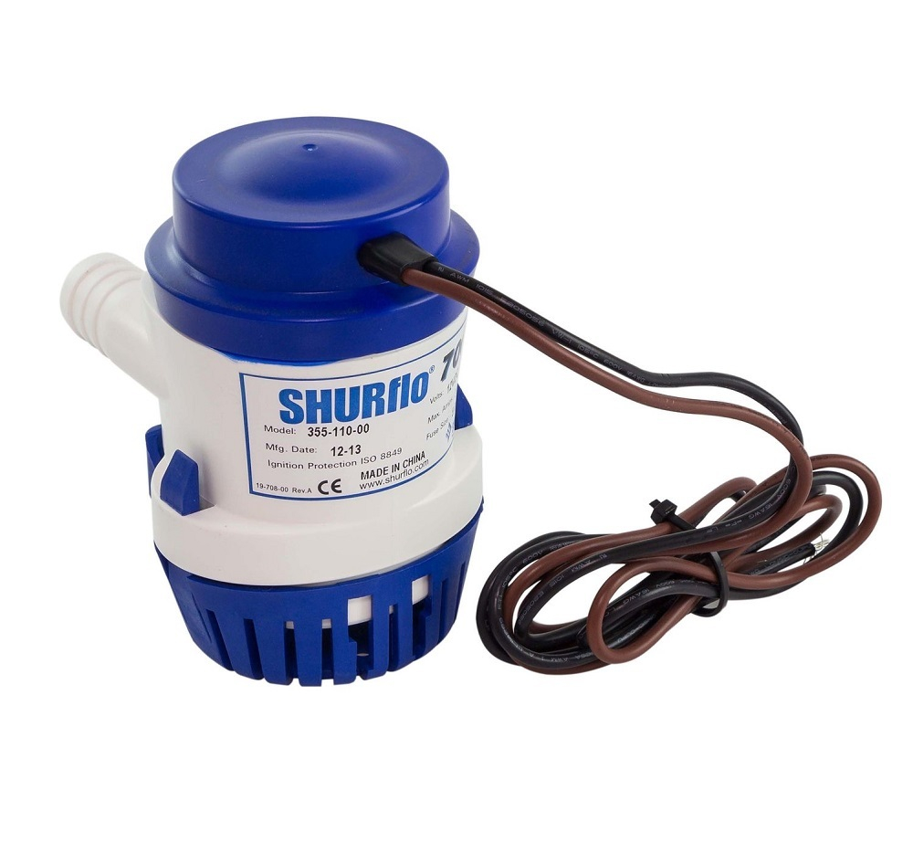 Помпа осушительная Shurflo 700 GPH, 12 В