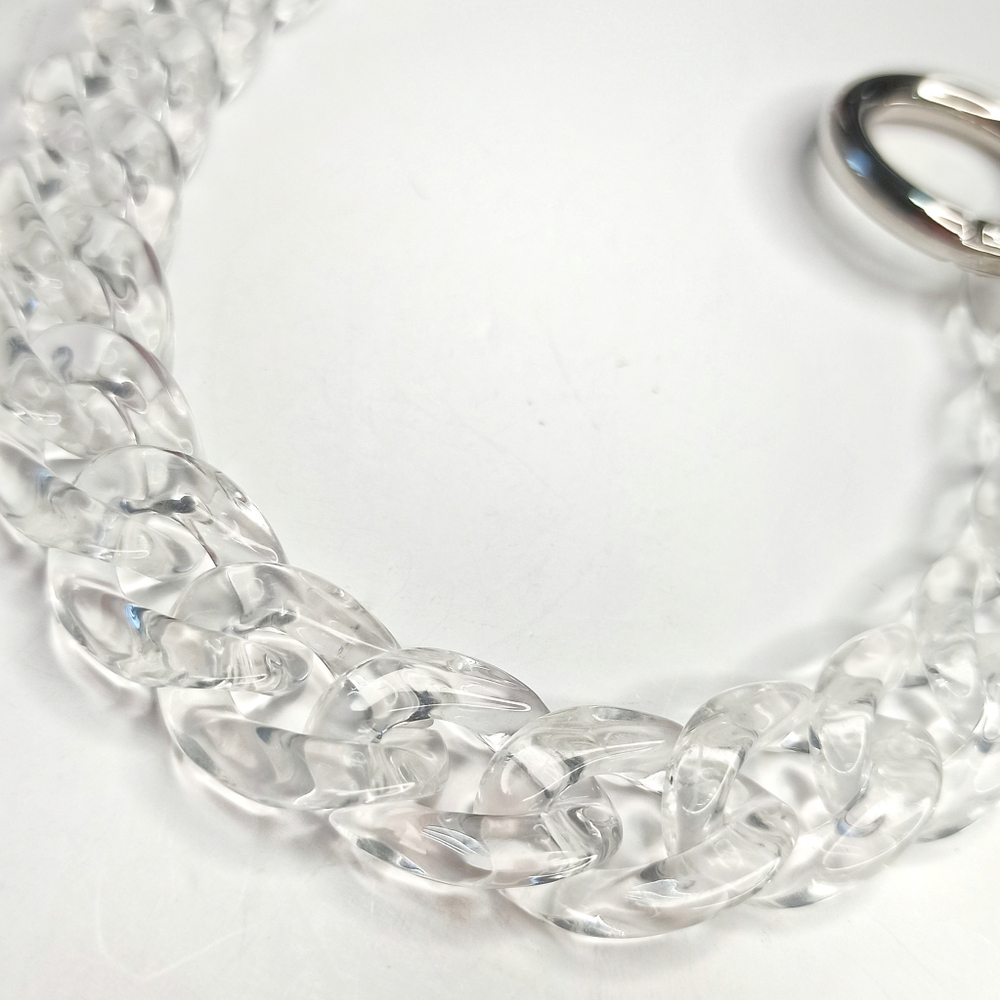 Ручка цепь пластиковая Прозрачный