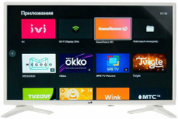 Телевизор LEFF 28" WHITE YANDEX 28H541T