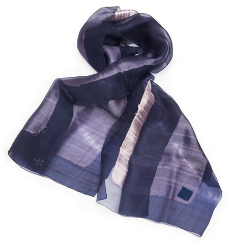 Шаль SILK Шаль Ysabel 45x210 Фиолетовый