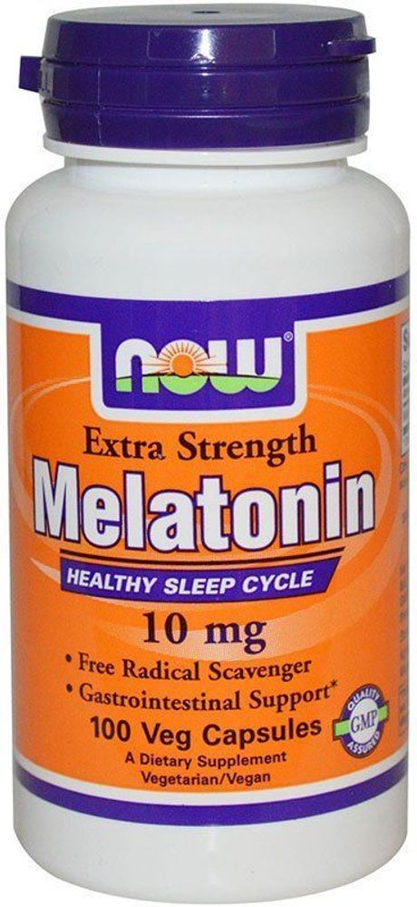 NOW Мелатонин 10 мг. 100 капсул