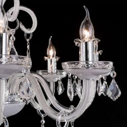 Citilux Марена CL352180 Люстра стеклянная Белая