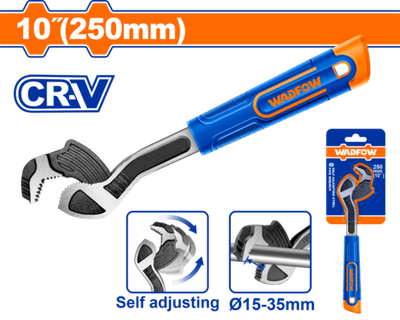 Ключ трубный самозажимной 250 мм, 15-35 мм (6/48) WADFOW WPW0A10