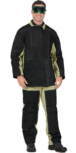 Костюм сварщика: куртка, брюки брезентовый со спилком (2,7 кв.м) тип Б (ЧЗ)